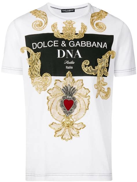 dolce gabbana tshirt weiss damen|Dolce & Gabbana sweatshirts men's.